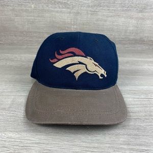 NFL Denver Broncos Vintage Snapback Navy Hat Cap American Needle 90s Football